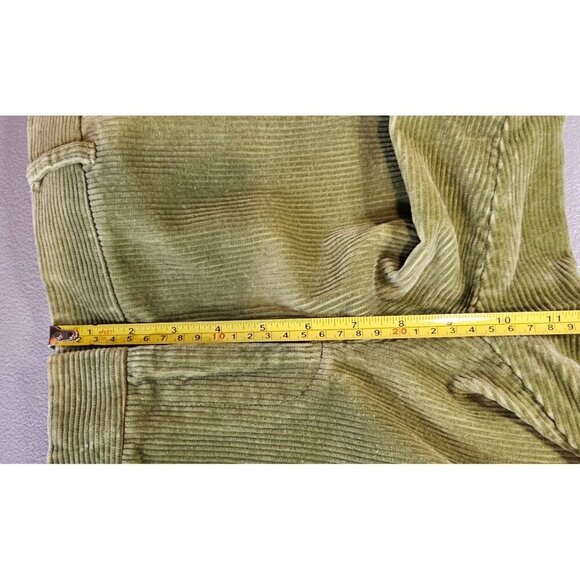 J. Crew Womens 8T Vintage Y2K Green Corduroy Flare Pants - Picture 12 of 16